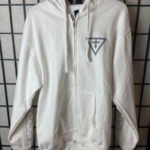 First Earth White Hoodie